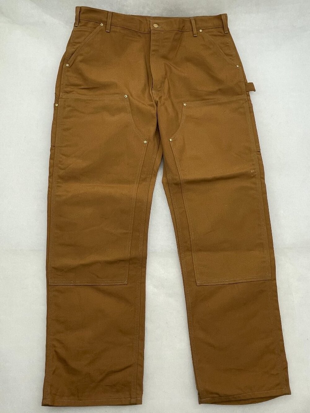 Carhartt B01 Loose Double Knee Duck Work Pants USA Made Men's 40 Fits 40x34 - Picture 1 of 13